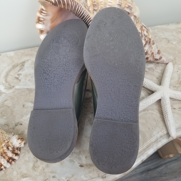 VINCE CAMUTO Nilee Pewter Metallic Laced Oxfords Sz 5 - Picture 8 of 11